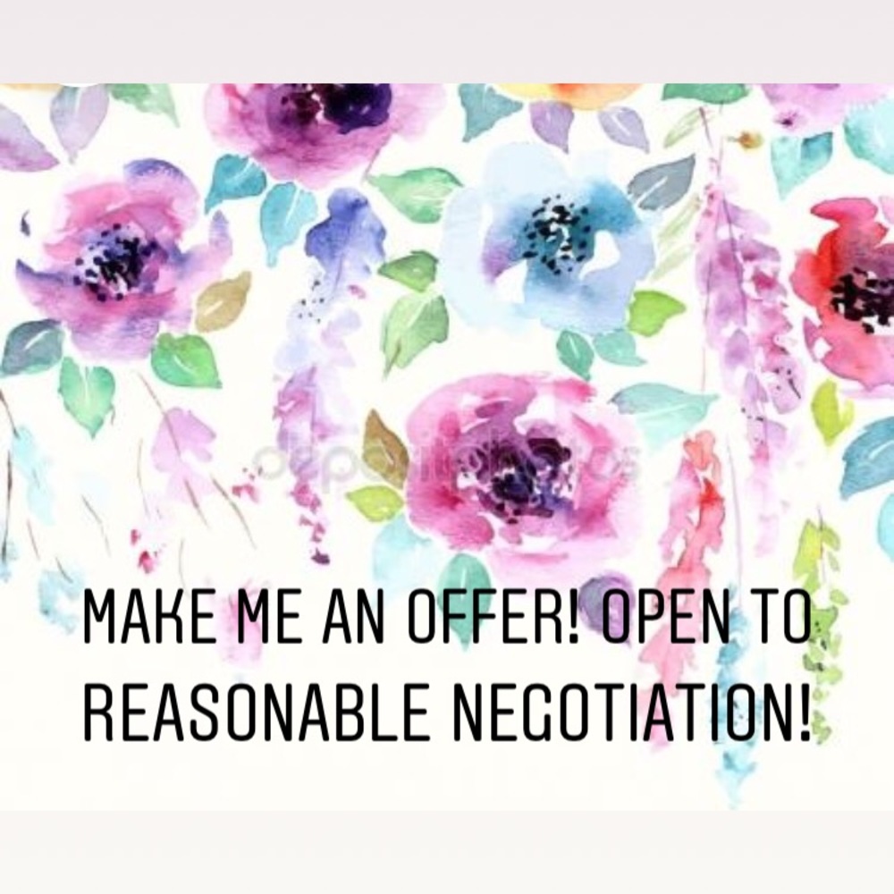 Make me an offer on items in my closet (: